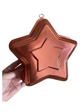 Vintage Copper Star Cake Mold Dessert Pan
